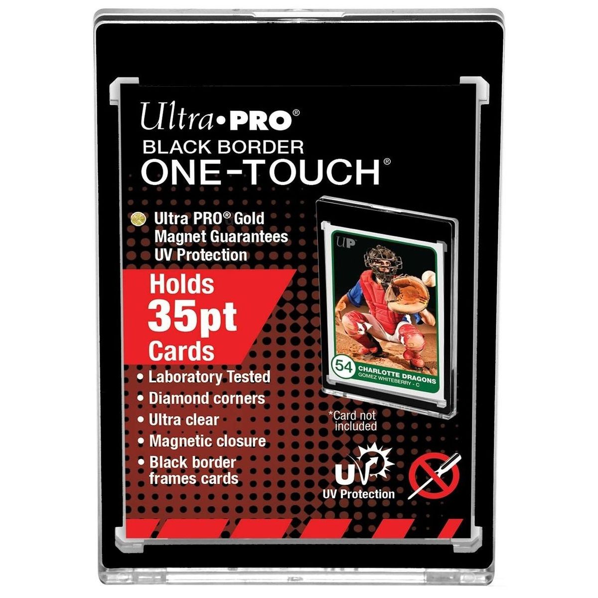 Ultra Pro - One-Touch Black Border 35PT Anti-UV Magnetic Holder (1)
