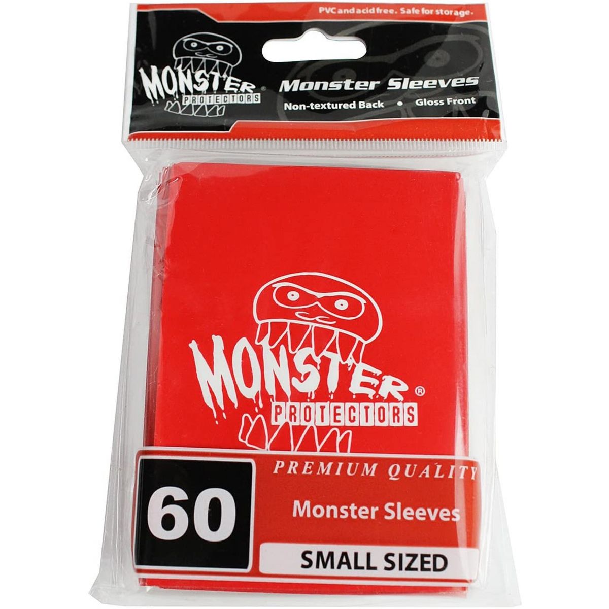 Monster - Monster Logo Small Sleeves - Glossy Red - Rouge (60)