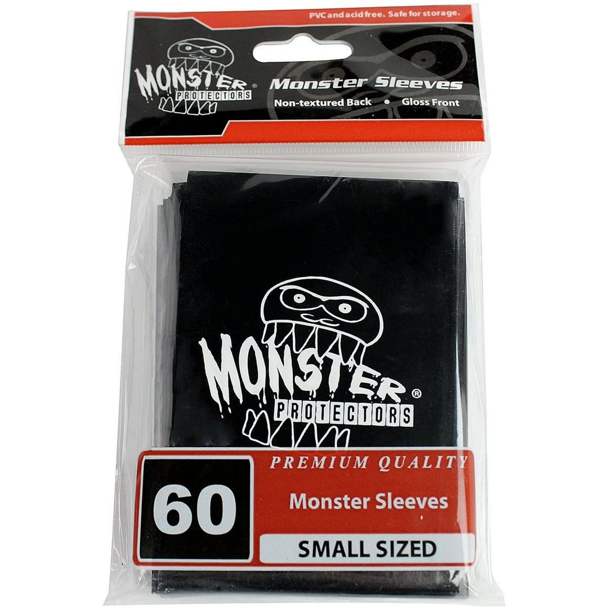 Monster - Monster Logo Small Sleeves - Glossy Black - Noir (60)