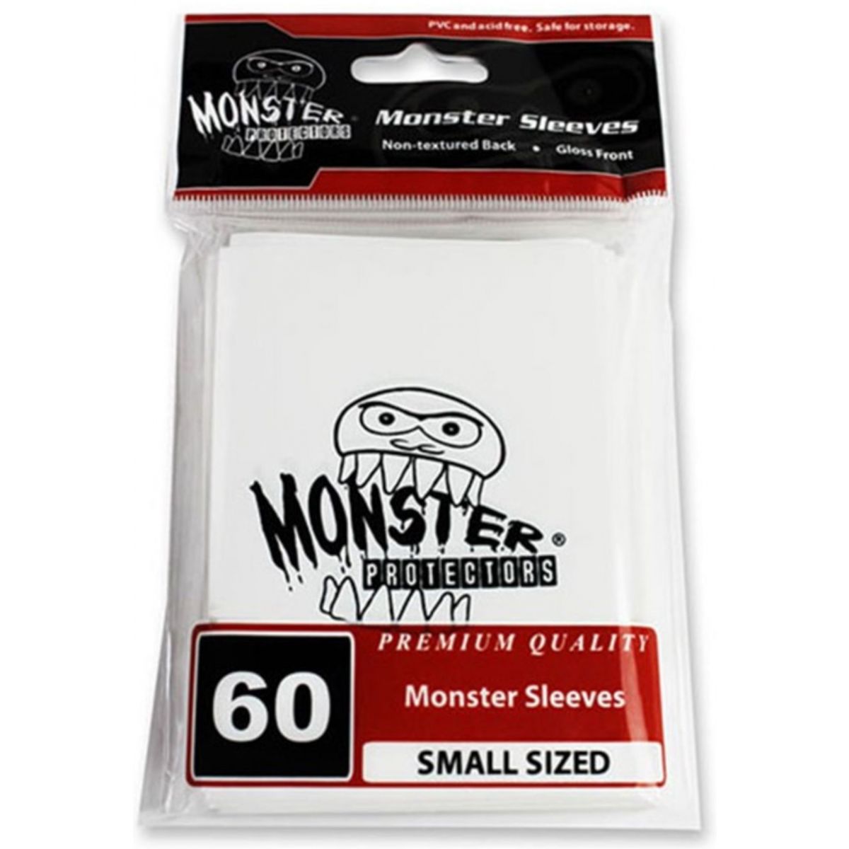 Monster - Monster Logo Small Sleeves - Glossy White - Blanc (60)