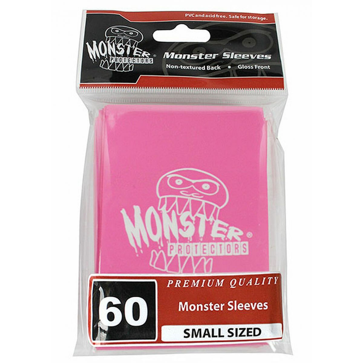 Item Monster - Monster Logo Small Sleeves - Glossy Pink - Rose (60)