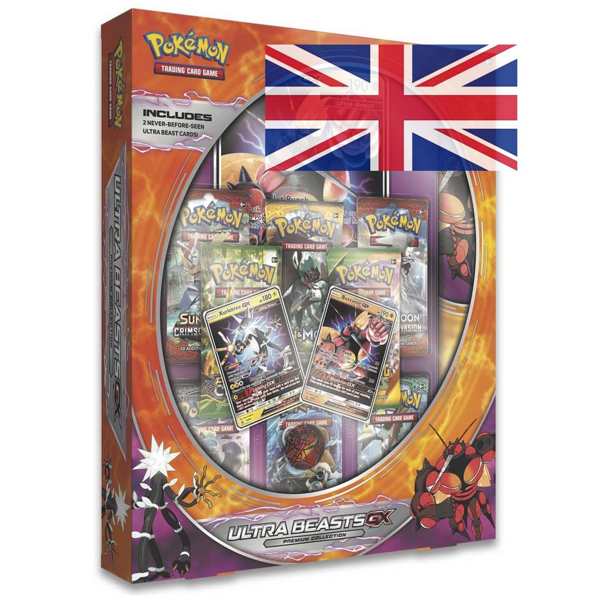 Pokémon - Coffret - Ultra Beasts GX Premium Collection : Buzzwole GX - ANGLAIS
