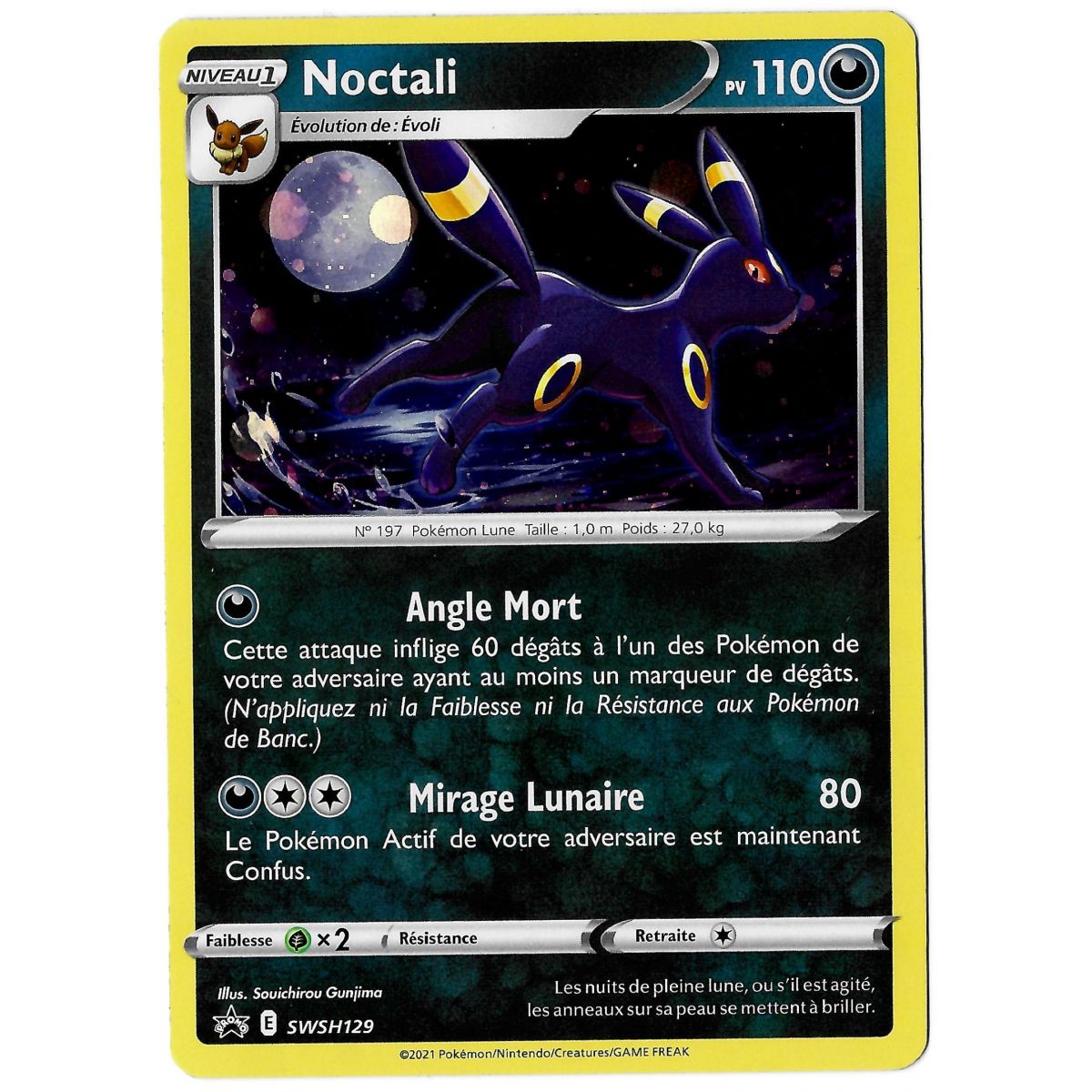Noctali - Holo Rare - SWSH129