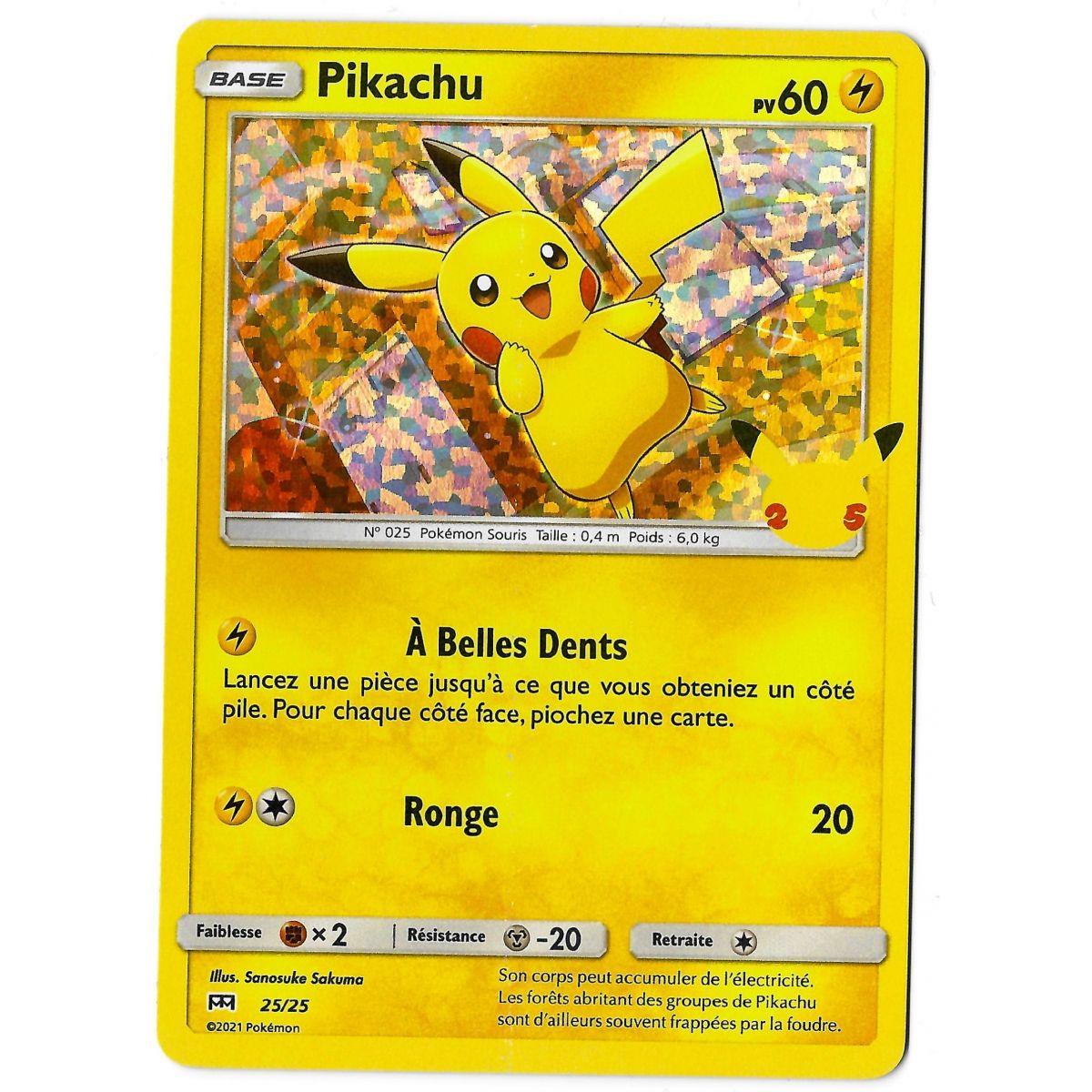 Item Pikachu - Holo Rare - 25/25