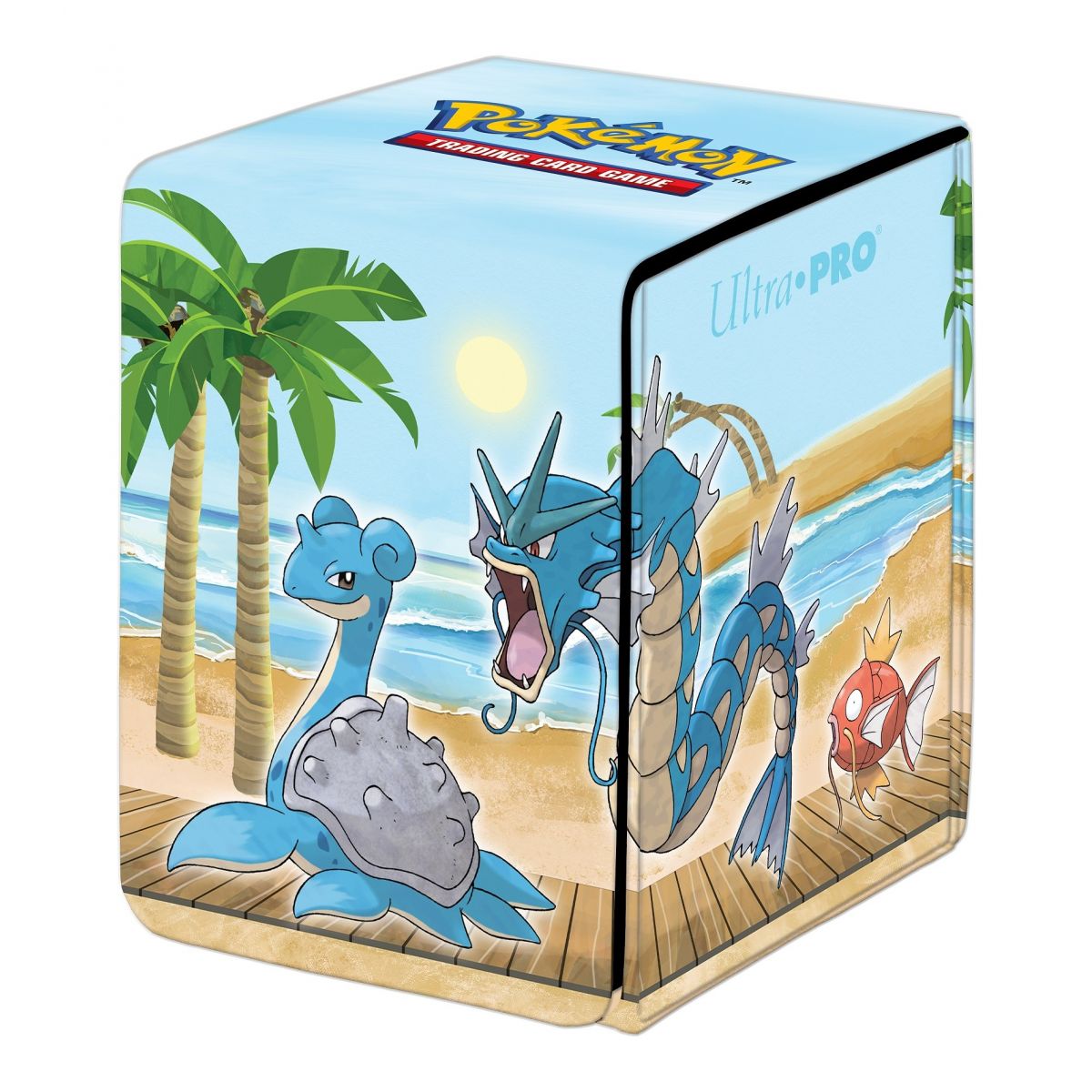 Ultra Pro - Deck Box Alcove - Pokemon - Premium Flip Box - Seaside