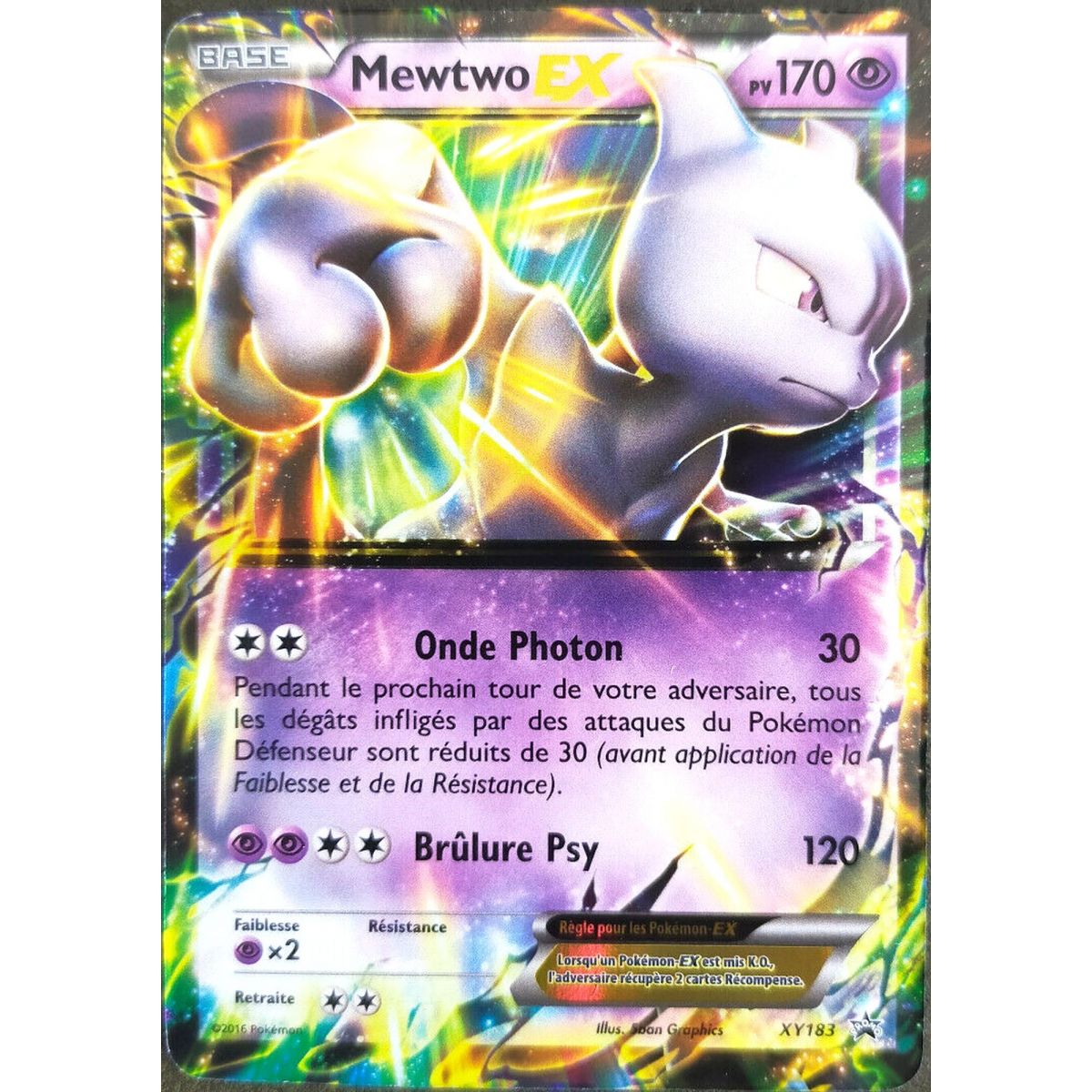 Mewtwo Ex - Ultra Rare - XY183