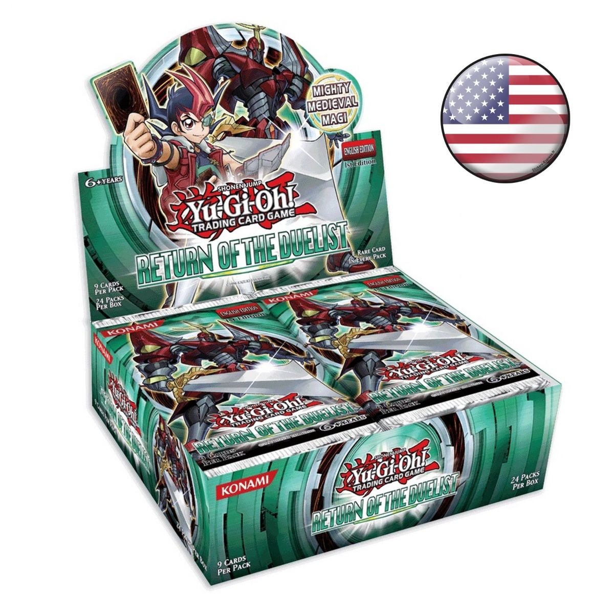 Item *US Print SEALED* Yu-Gi-Oh! - Display - Boite de 24 Boosters - Return of The Duelist - AMERICAIN - 1st Edition