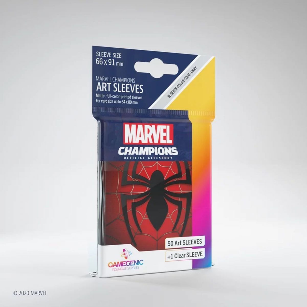 Gamegenic - Protèges Cartes - Standard - Marvel Champions : Spider-Man (50)