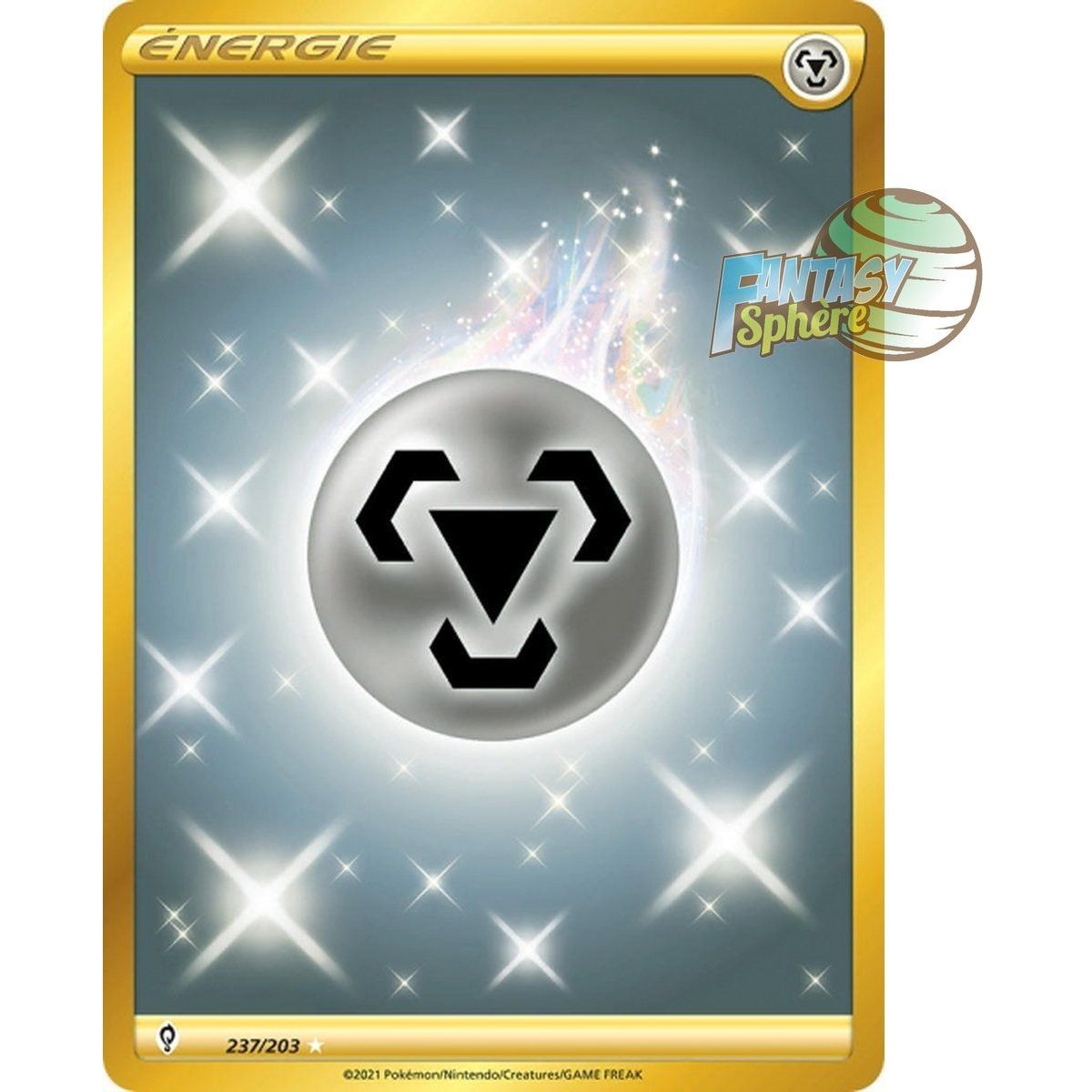 Énergie Métal - Secret Rare 237/203 - Epee et Bouclier Evolution Celeste