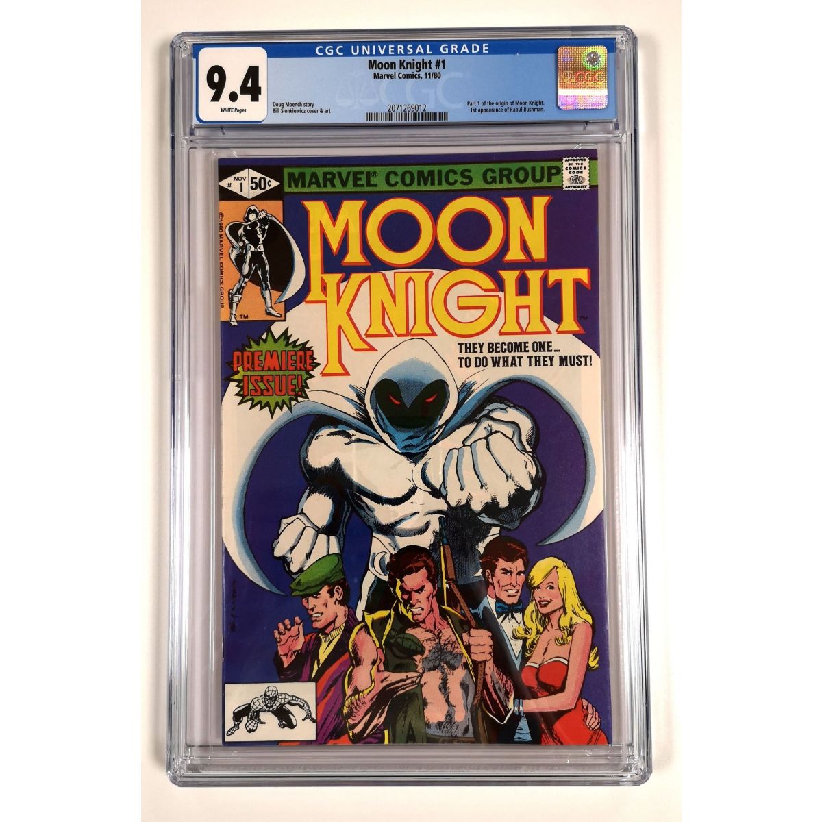 Comics - Marvel - Moon Knight N°1 (1980 1st Series) - [CGC 9.4 - White Pages]