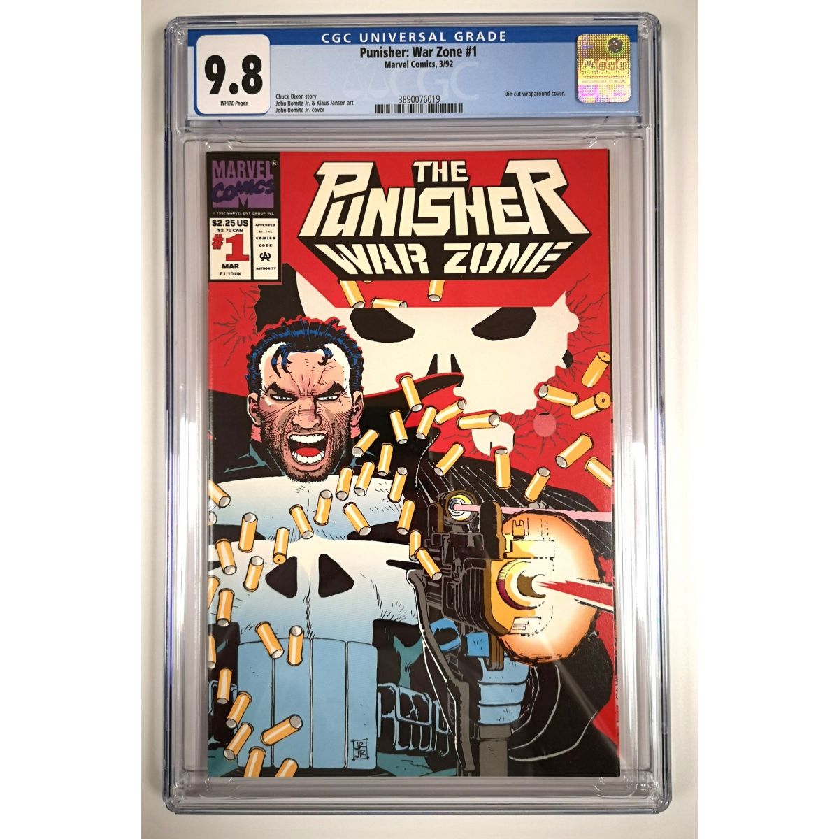 Comics - Marvel - Punisher: War Zone N°1 (1992) - [CGC 9.8 - White Pages]