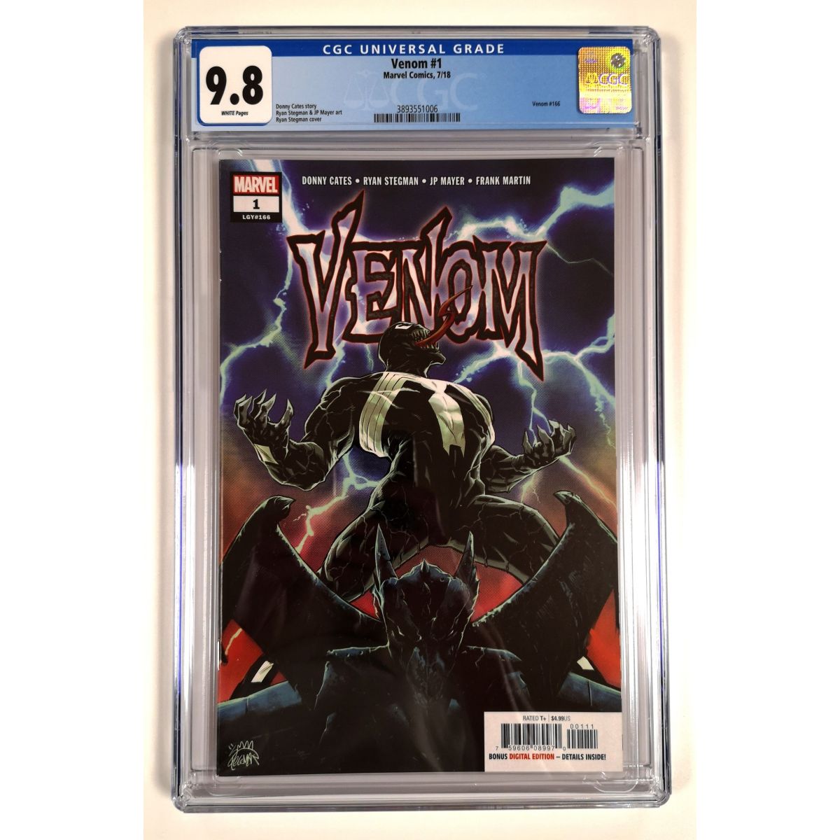 Comics - Marvel - Venom N°1 (2018) - [CGC 9.8 - White Pages]
