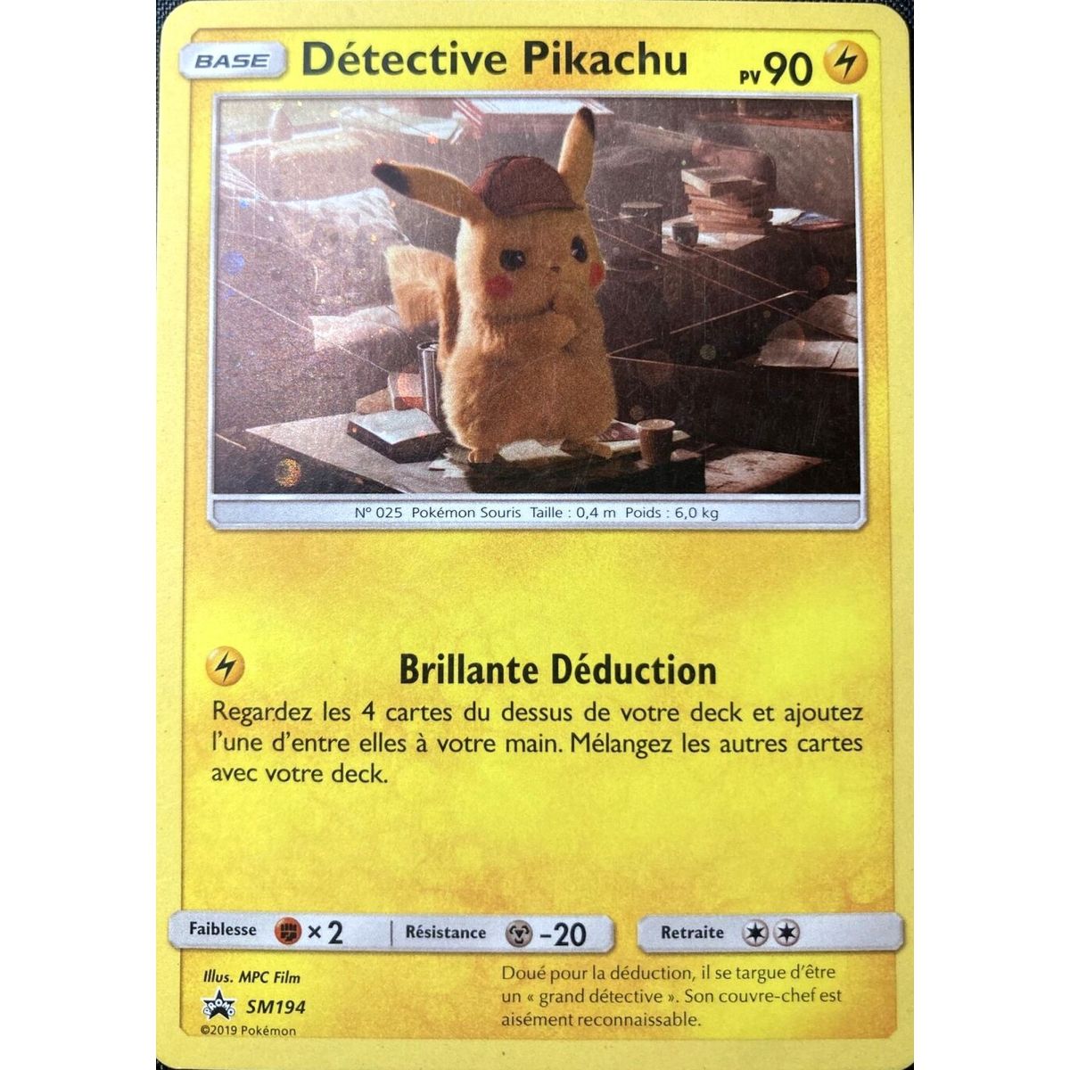 Détective Pikachu - Holo Rare - SM194