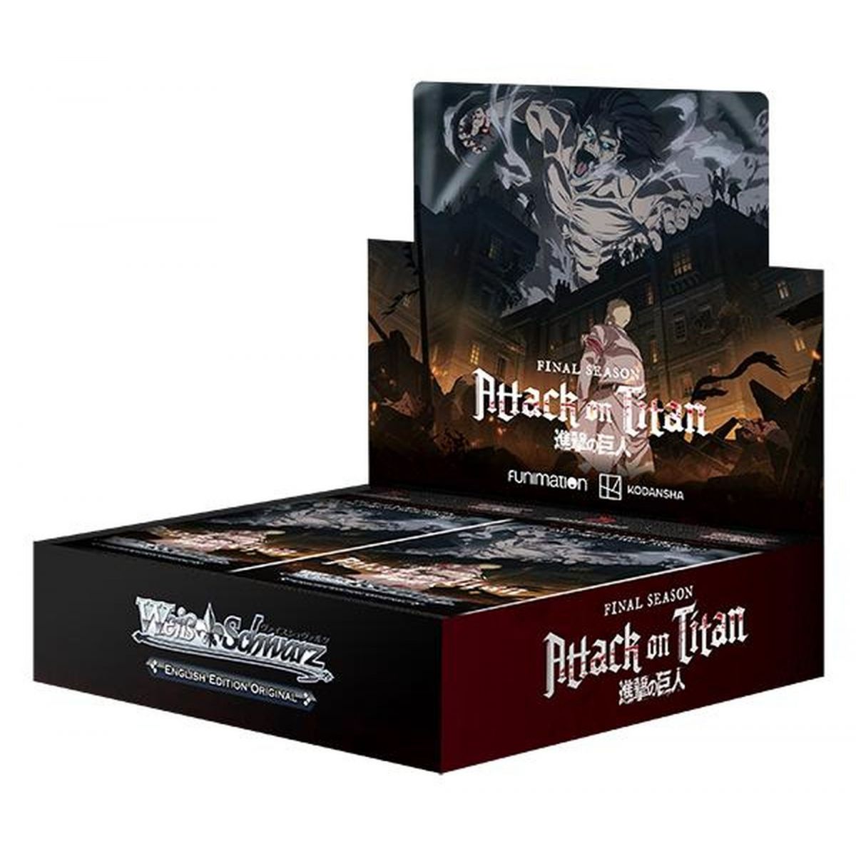 Weiss Schwarz - Display - Boite de 16 Boosters - Attack On Titan: Final Season - EN - 1st Edition