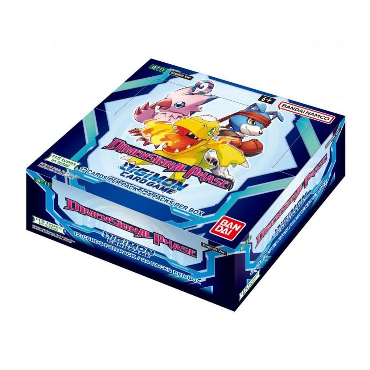 Digimon - Display - Boite de 24 Boosters - BT11 Dimensional Phase - EN