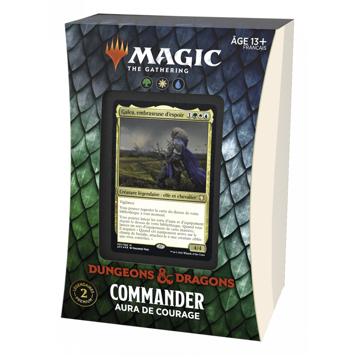 MTG - Deck Commander - Forgotten Realms : Aventures dans les Royaumes Oublié - Aura de Courage - FR