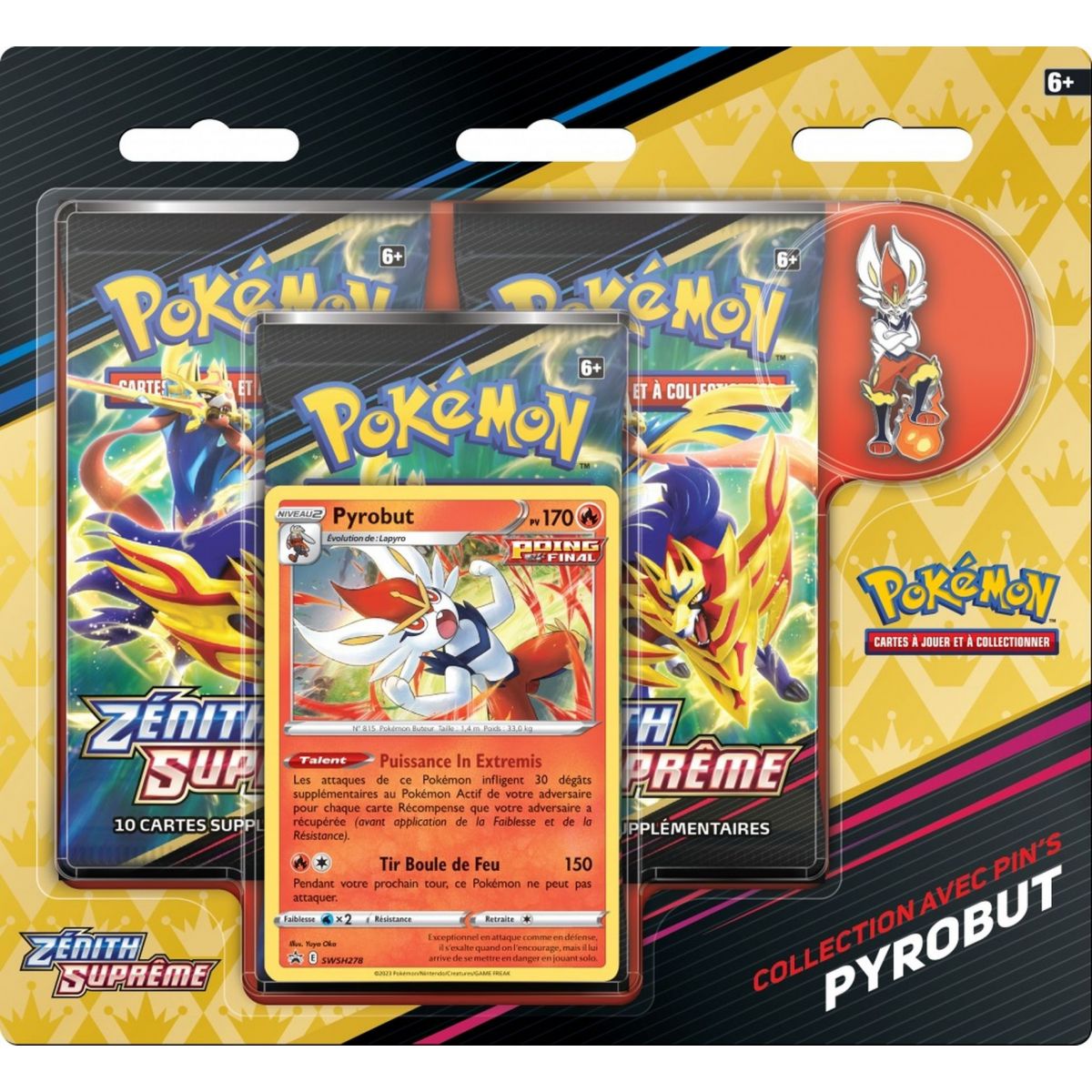 Pokémon - Tri-Pack Pin's - Zenith Supreme [EB12.5] - FR