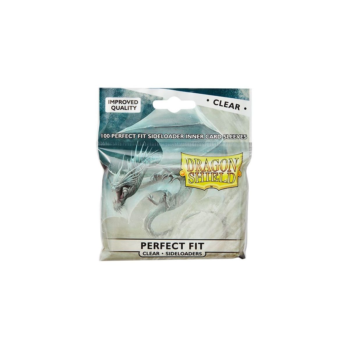 Dragon Shield - Standard Size - Protèges Cartes - Perfect Fit Sideloading - Clear (100)