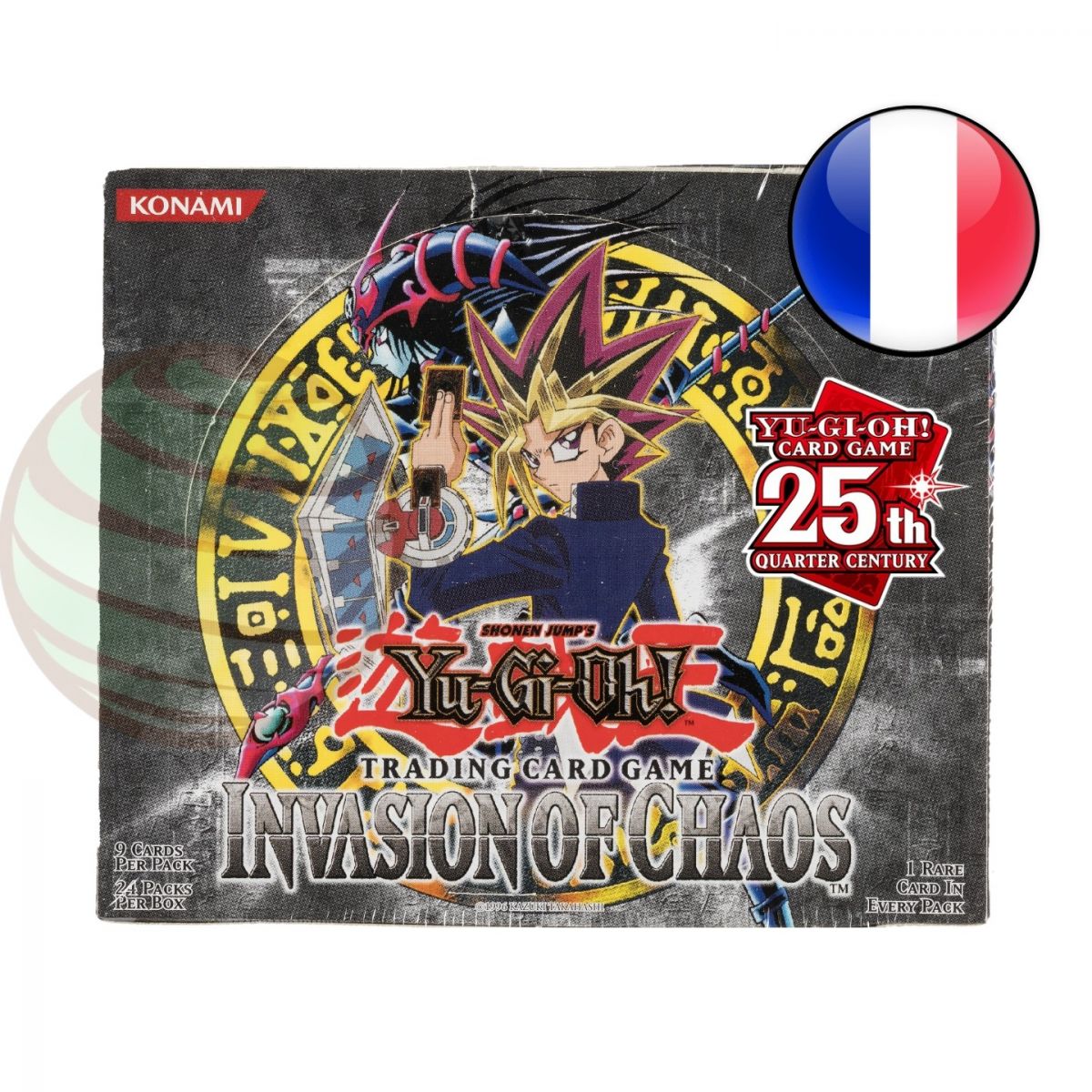 Yu-Gi-Oh! - Display - Boite de 24 Boosters - L'Invasion des Ténèbres - Edition 25 Ans Anniversaire - FR