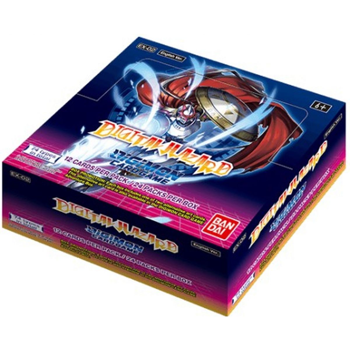 Item Digimon - Display - Boite de 24 Boosters - EX02 Digital Hazard - EN