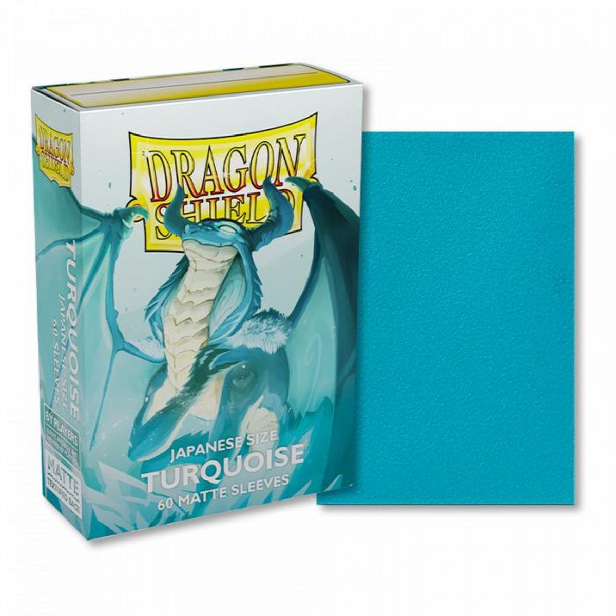Dragon Shield - Small Sleeves - Japanese Size - Matte Turquoise (60)