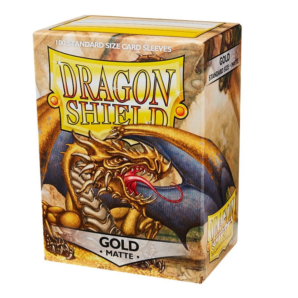 Dragon Shield - Standard Sleeves - Matte Gold (100)