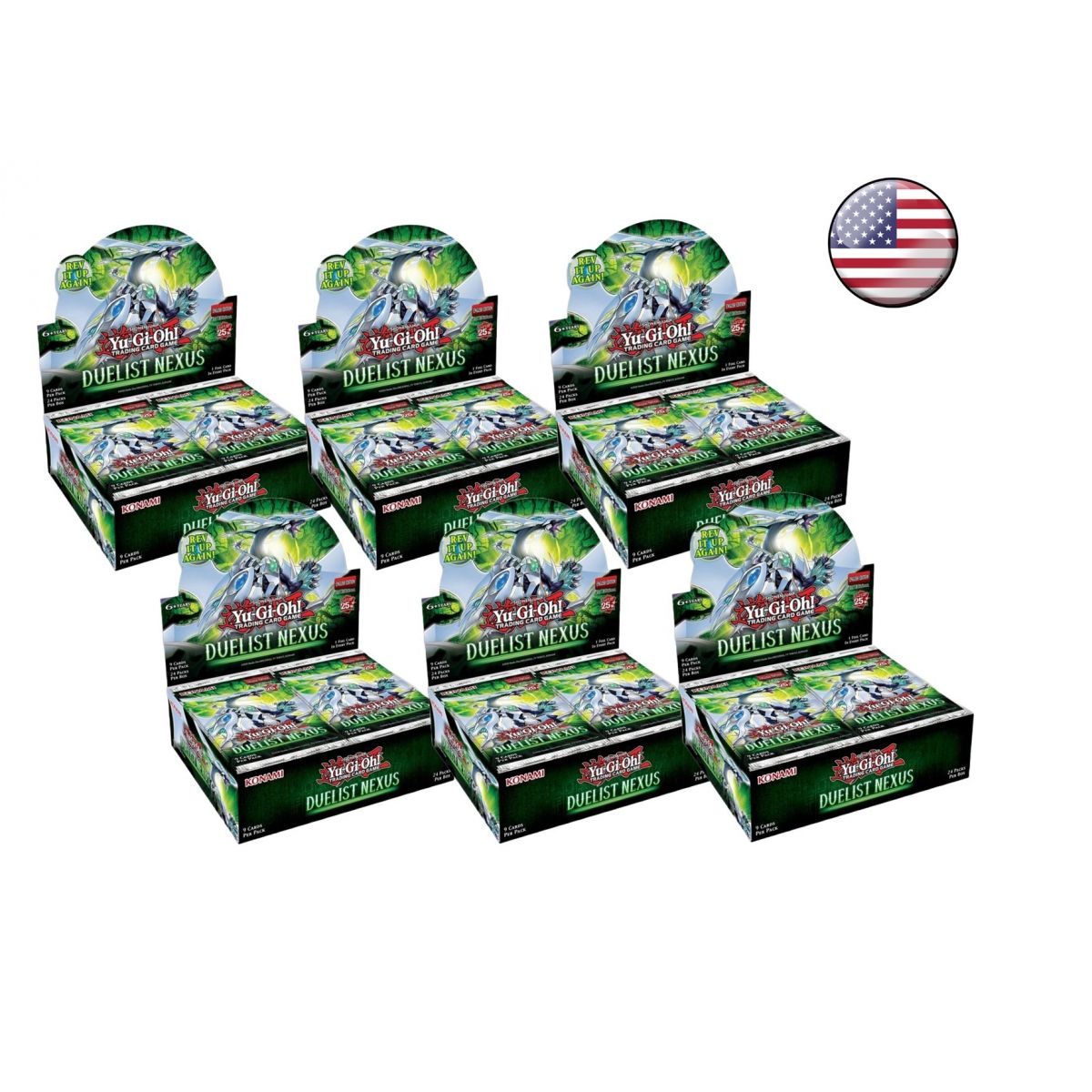 Yu-Gi-Oh! - Display - Lot de 6 Boite de 24 Boosters - Duelist Nexus - US