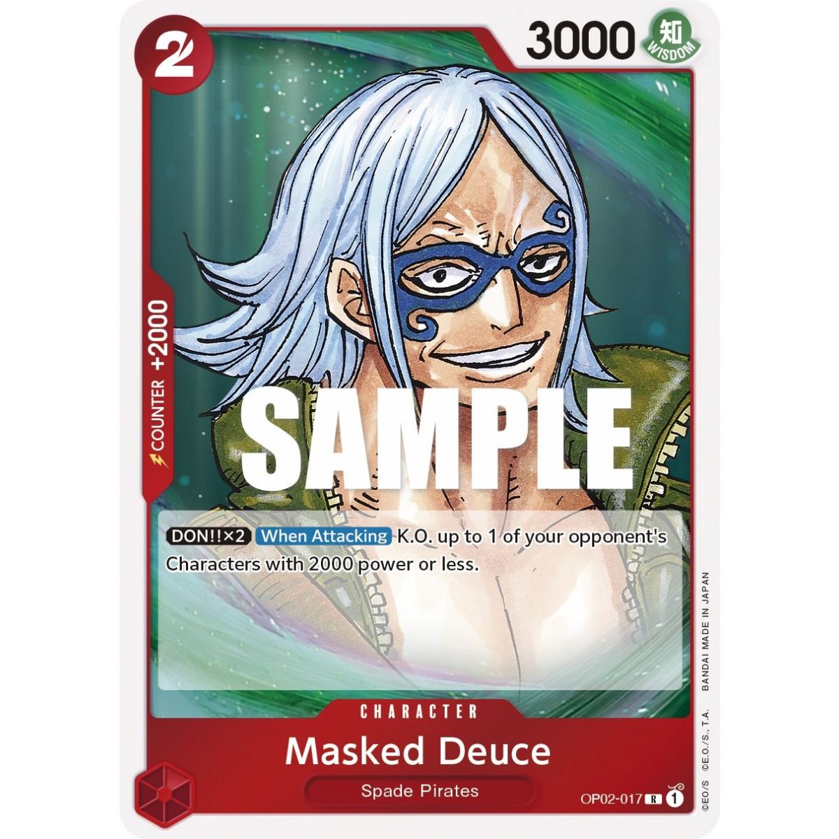Masked Deuce - R  OP02-017 - OP02 Paramount War