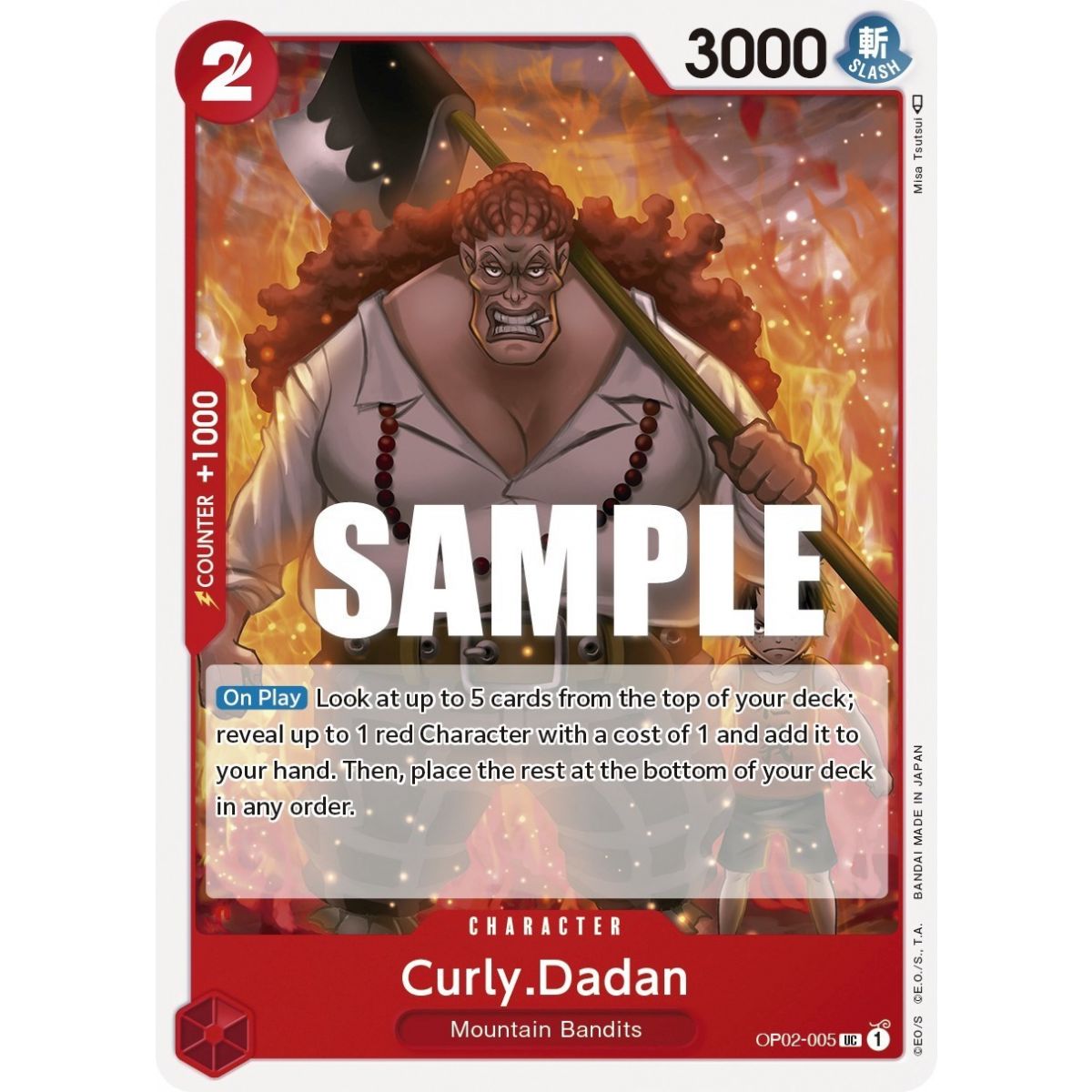 Item Curly.Dadan - UC  OP02-005 - OP02 Paramount War