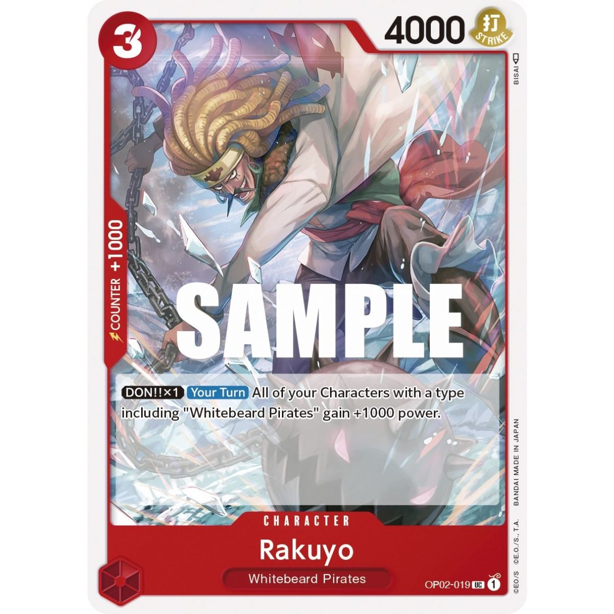 Rakuyo - UC  OP02-019 - OP02 Paramount War