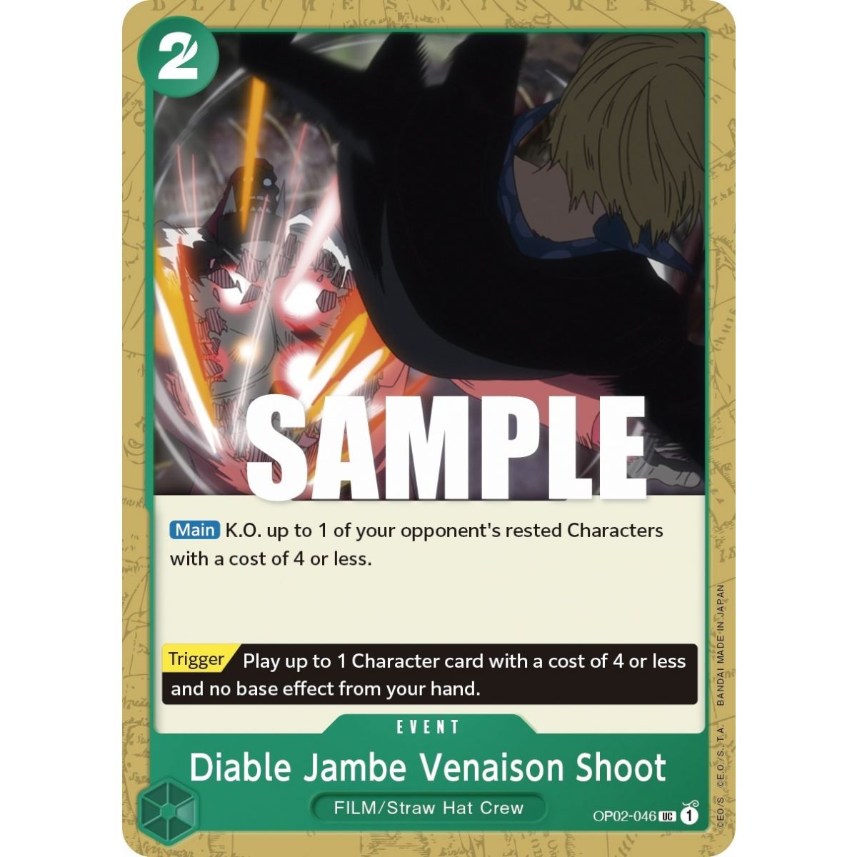 Diable Jambe Venaison Shoot - UC  OP02-046 - OP02 Paramount War