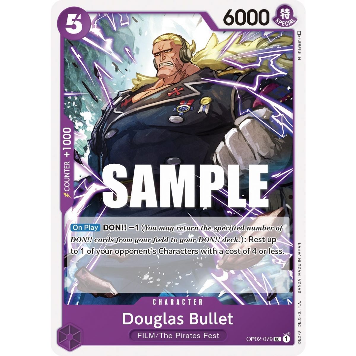 Douglas Bullet - UC  OP02-079 - OP02 Paramount War