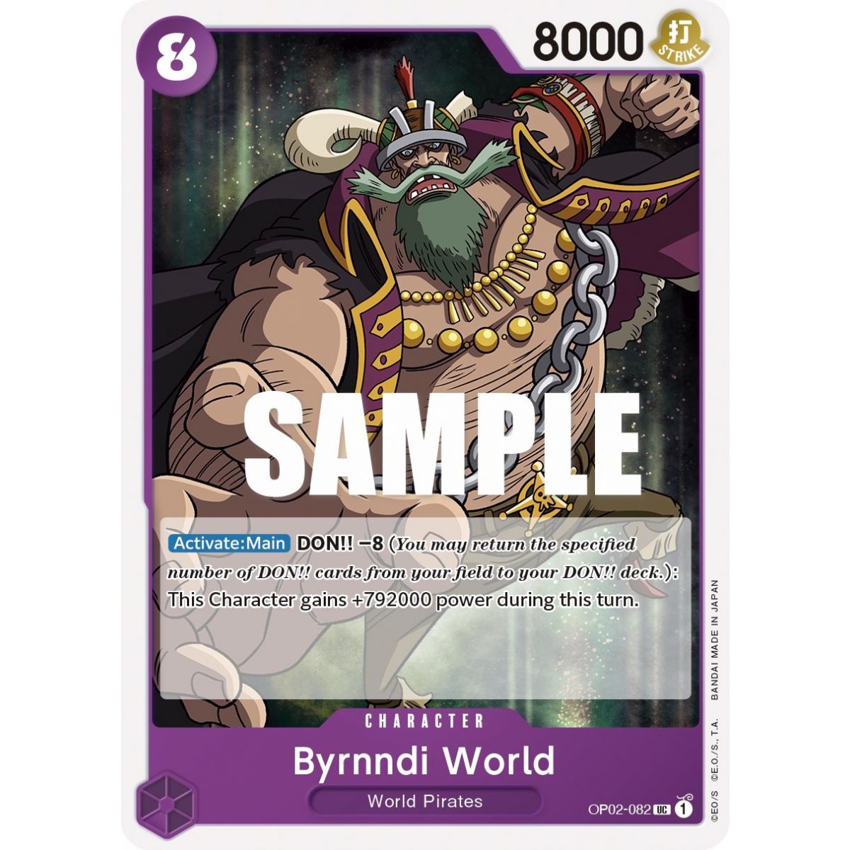 Byrnndi World - UC  OP02-082 - OP02 Paramount War