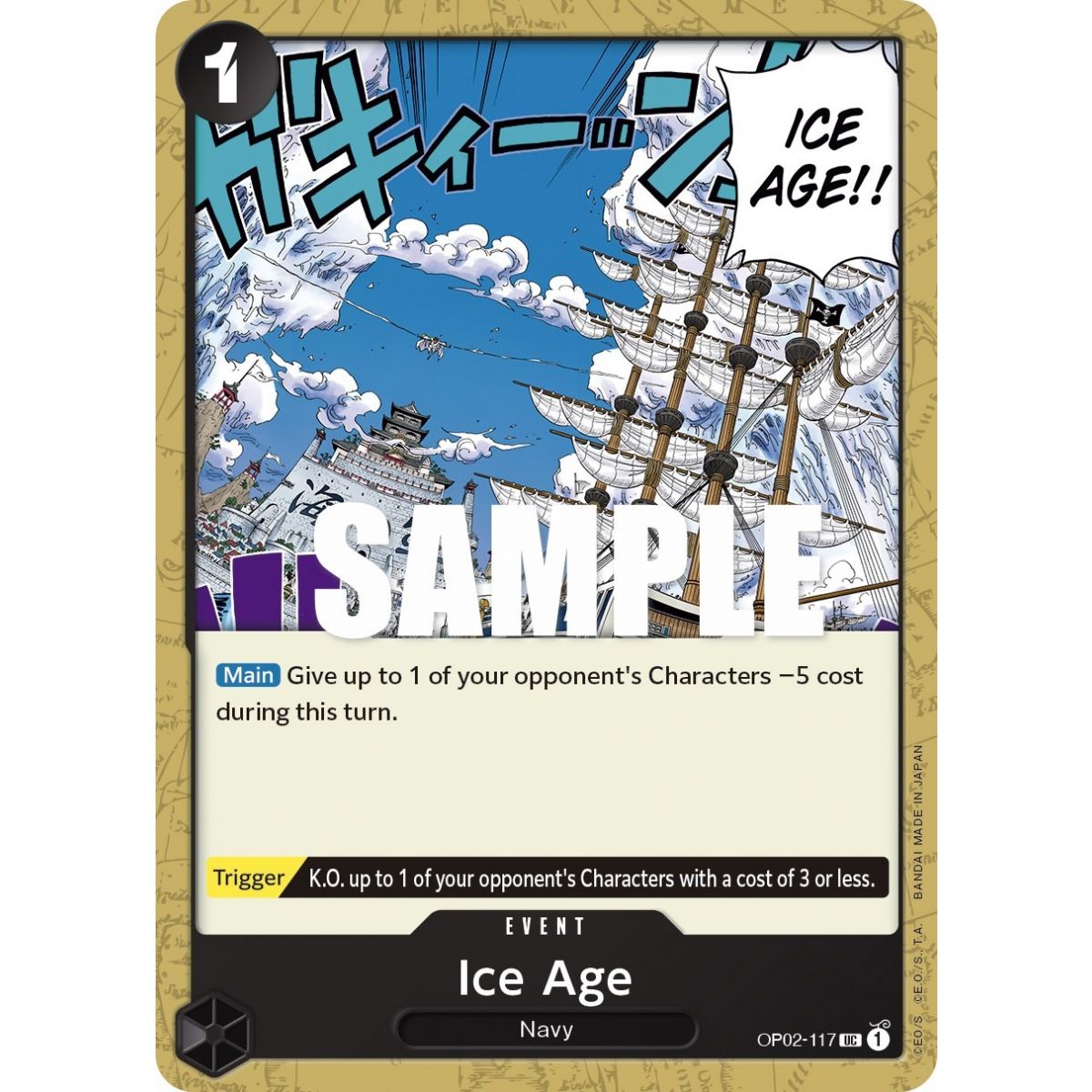 Ice Age - UC  OP02-117 - OP02 Paramount War