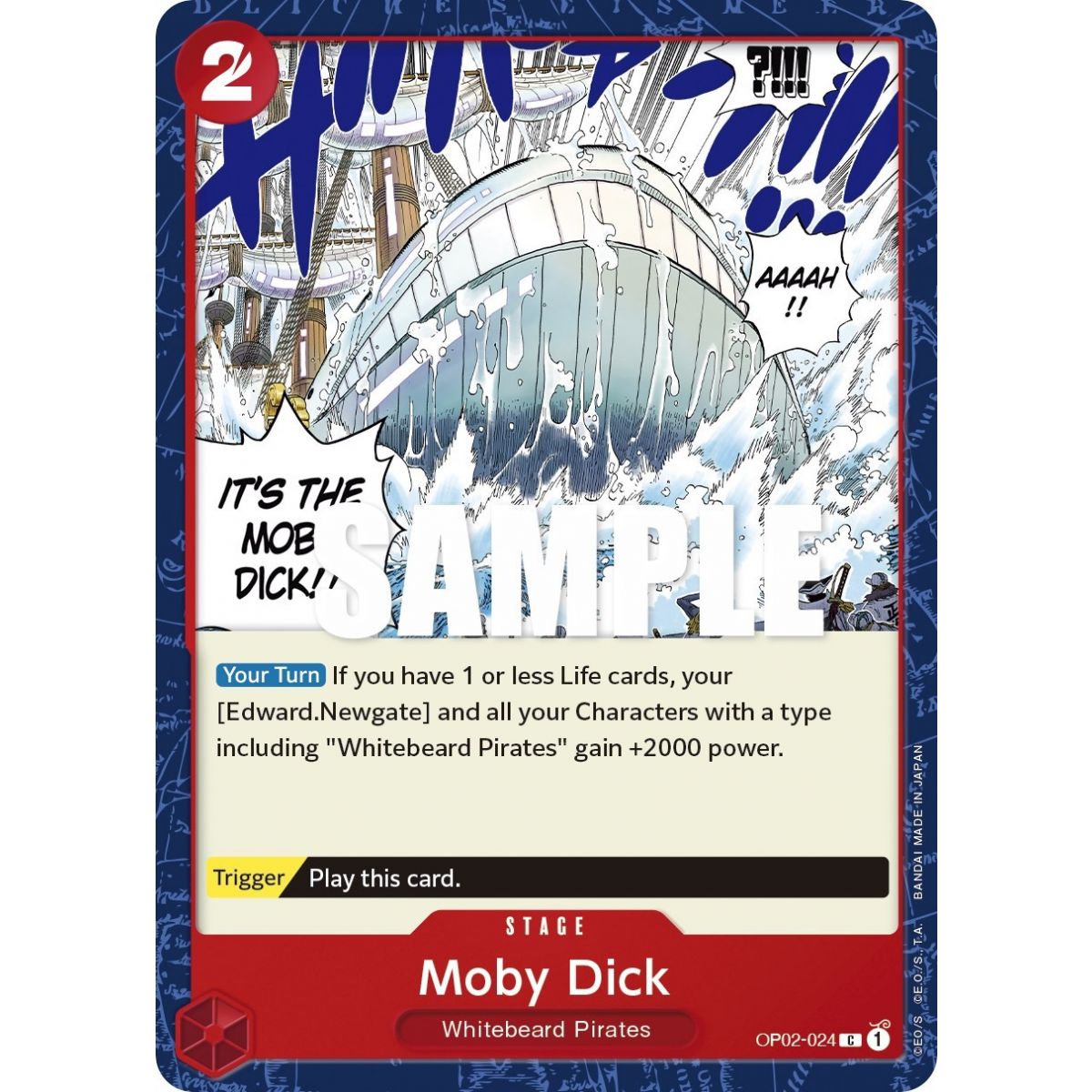 Item Moby Dick - C  OP02-024 - OP02 Paramount War