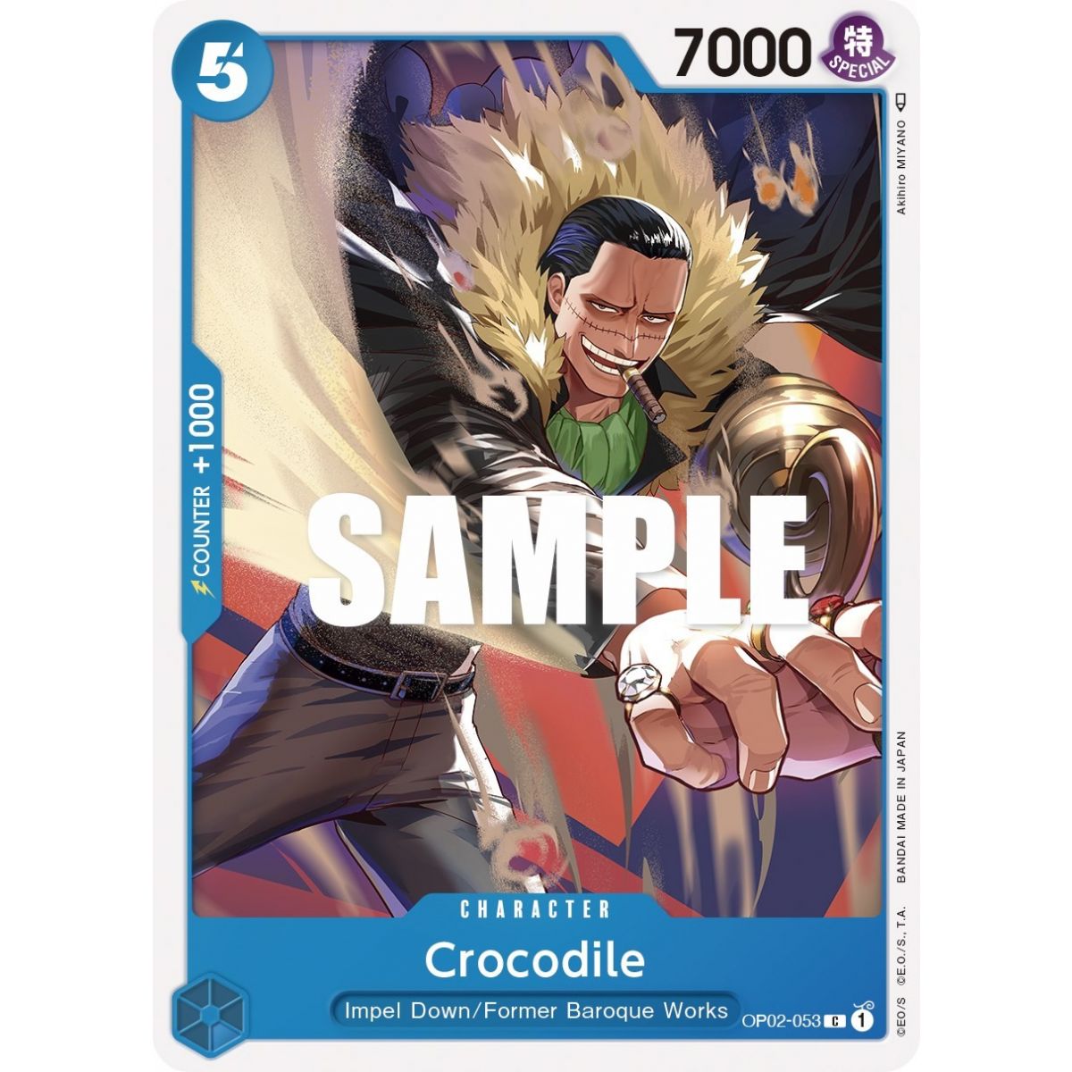 Crocodile - C  OP02-053 - OP02 Paramount War