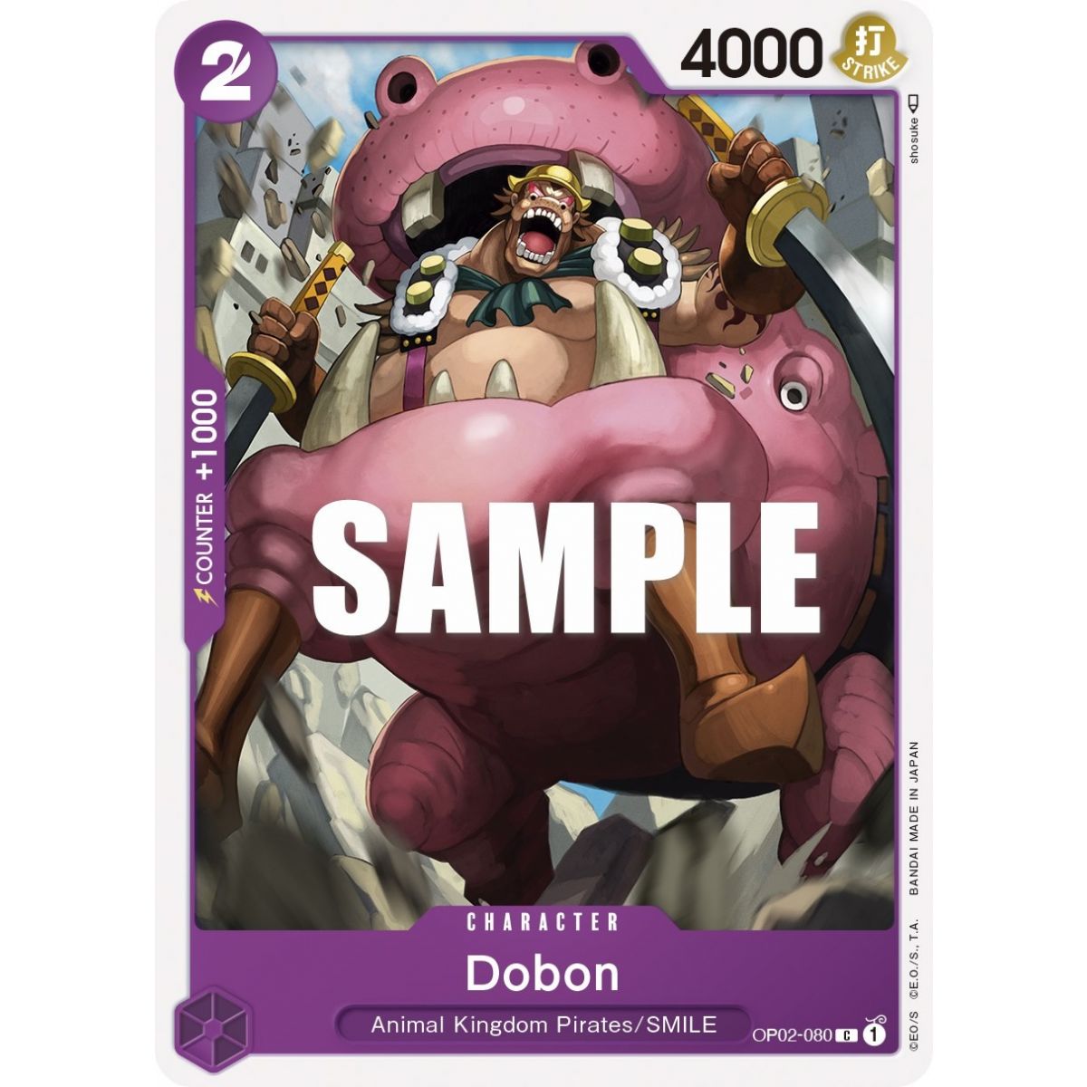 Dobon - C  OP02-080 - OP02 Paramount War