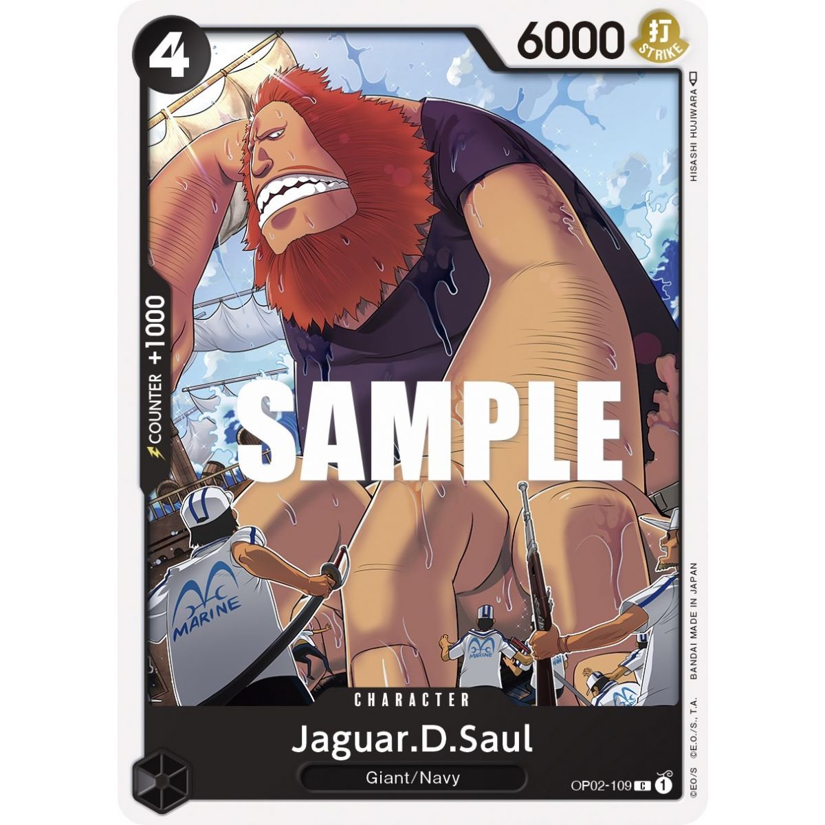 Jaguar.D.Saul - C  OP02-109 - OP02 Paramount War