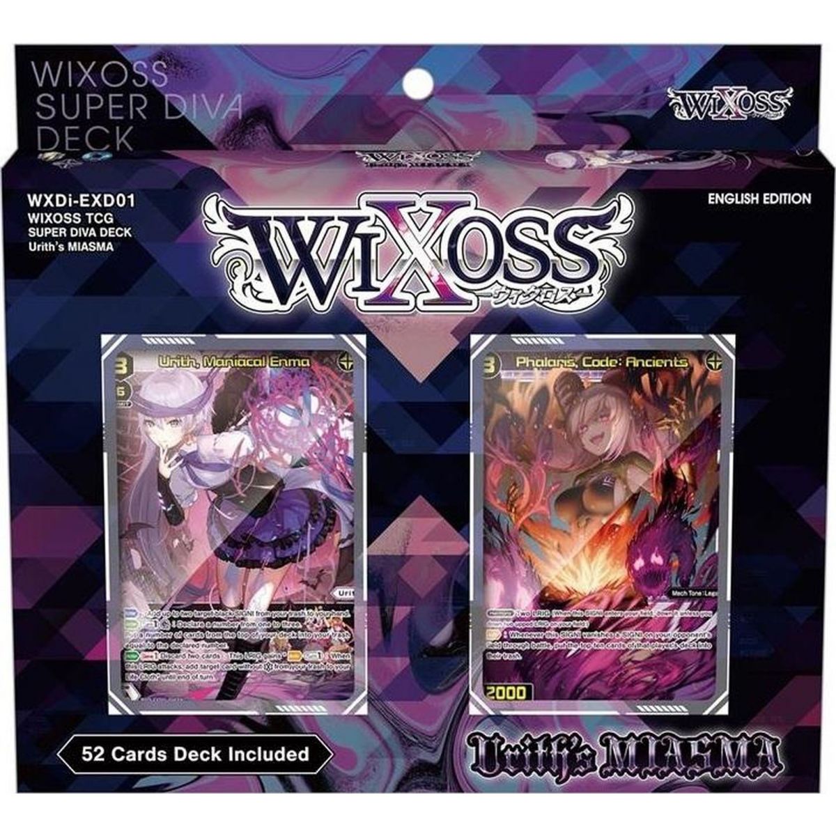 WIXOSS - Deck - Super Diva Deck - EXD01 Urith's Miasma - EN
