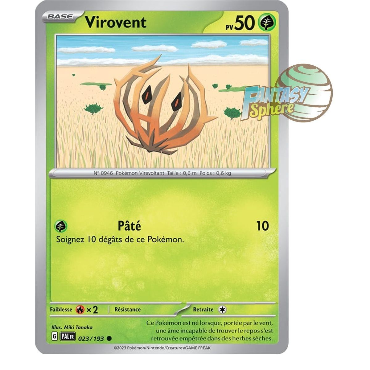 Virovent - Reverse 23/193 - Ecarlate et Violet Evolution à Paldea