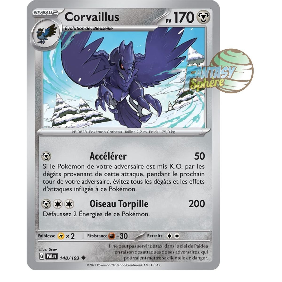 Corvaillus - Reverse 148/193 - Ecarlate et Violet Evolution à Paldea