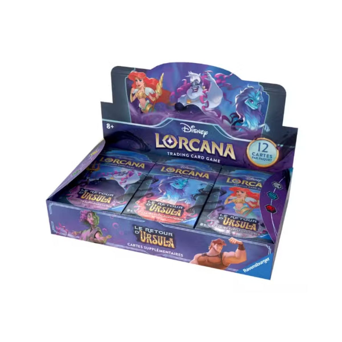Item Disney Lorcana - Boîte de 24 Boosters - Chapitre 4 - Le retour d’Ursula - FR