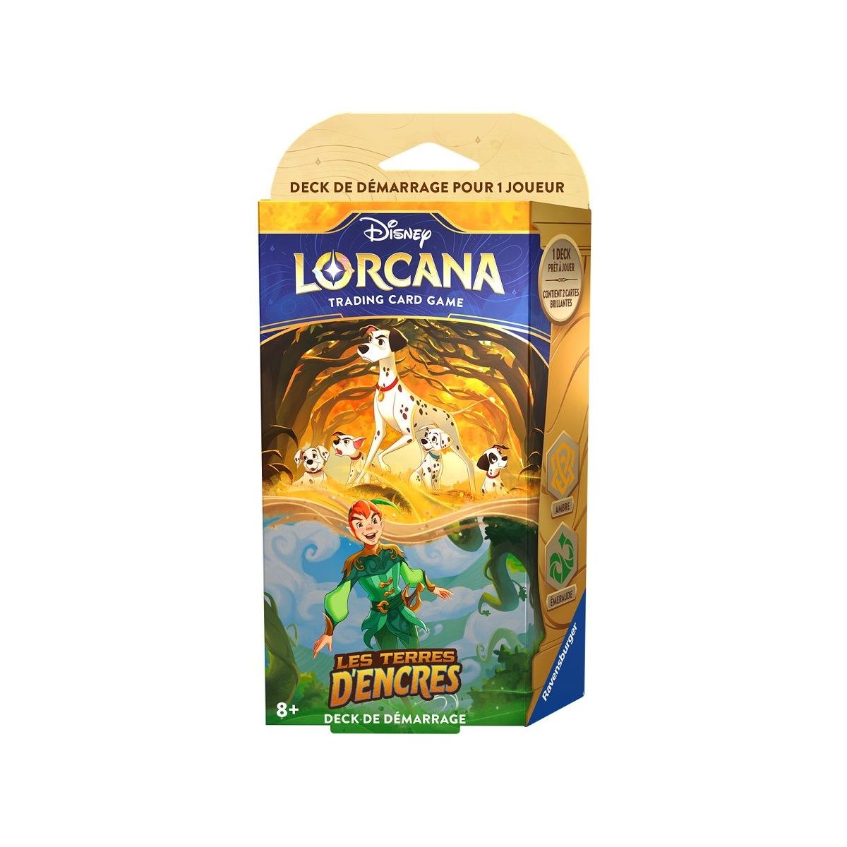 Disney Lorcana - Deck De Démarrage - Chapitre 3 - Les Terres D'encres-FR Peter Pan/ Pongo