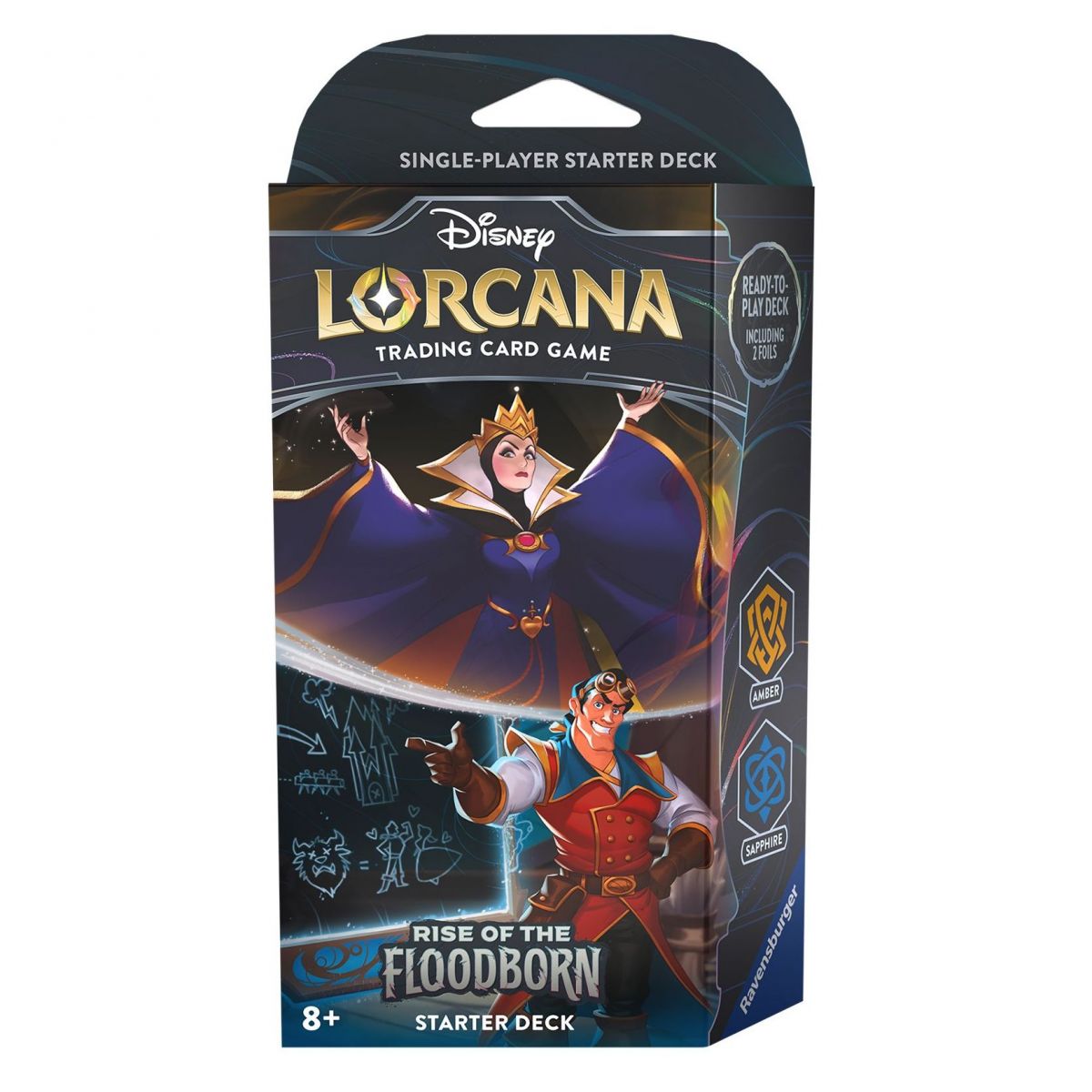 Disney Lorcana - Deck de Demarrage - Set 2 L'ascension des Floodborn - Reine / Gaston FR
