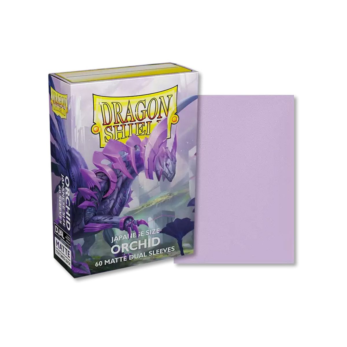 Item Dragon Shield - Small Sleeves - Japanese Size - Dual Matte Orchid (60)