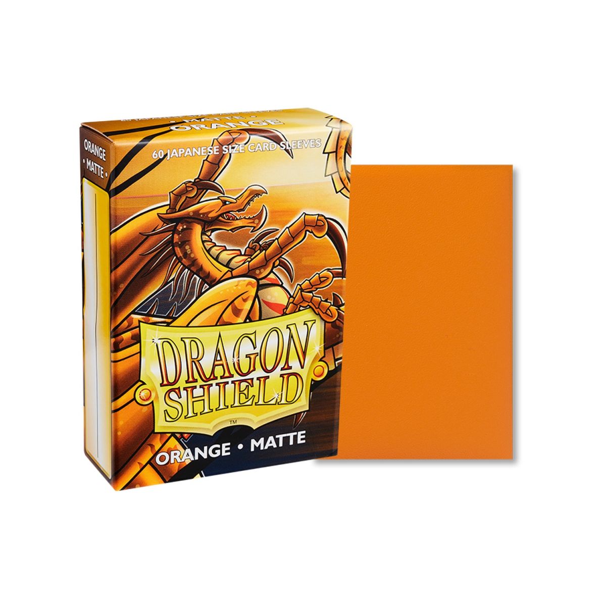 Item Dragon Shield Small Sleeves - Matte Orange (60)