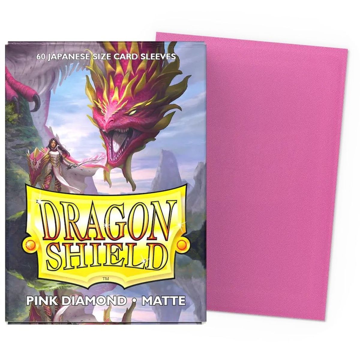 Item Dragon Shield Small Sleeves - Matte Pink Diamond (60)