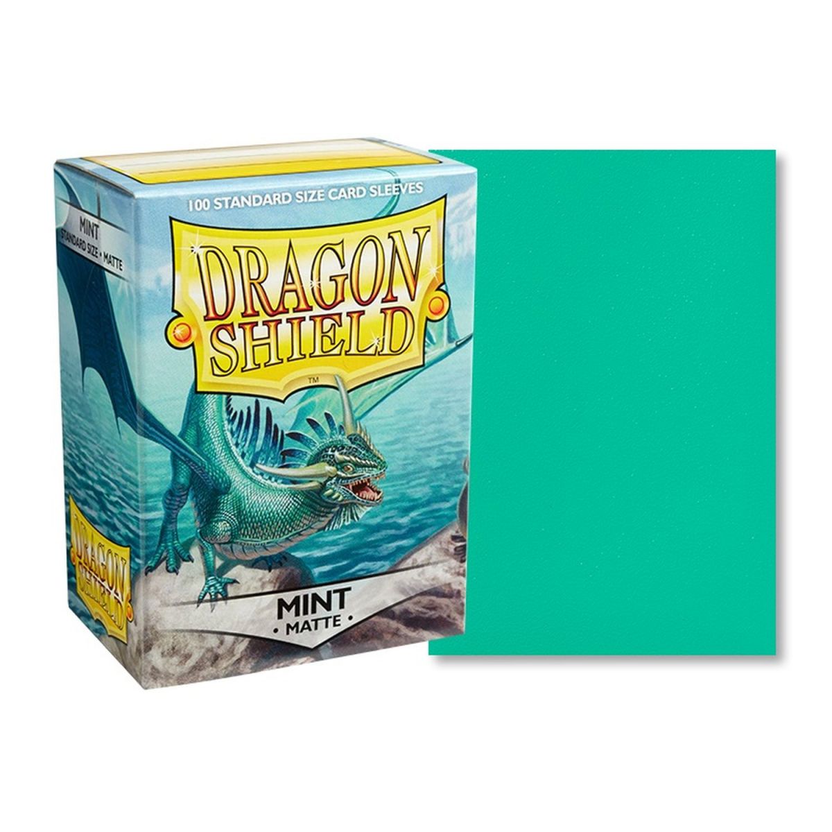 Dragon Shield - Standard Sleeves - Matte Mint (100)