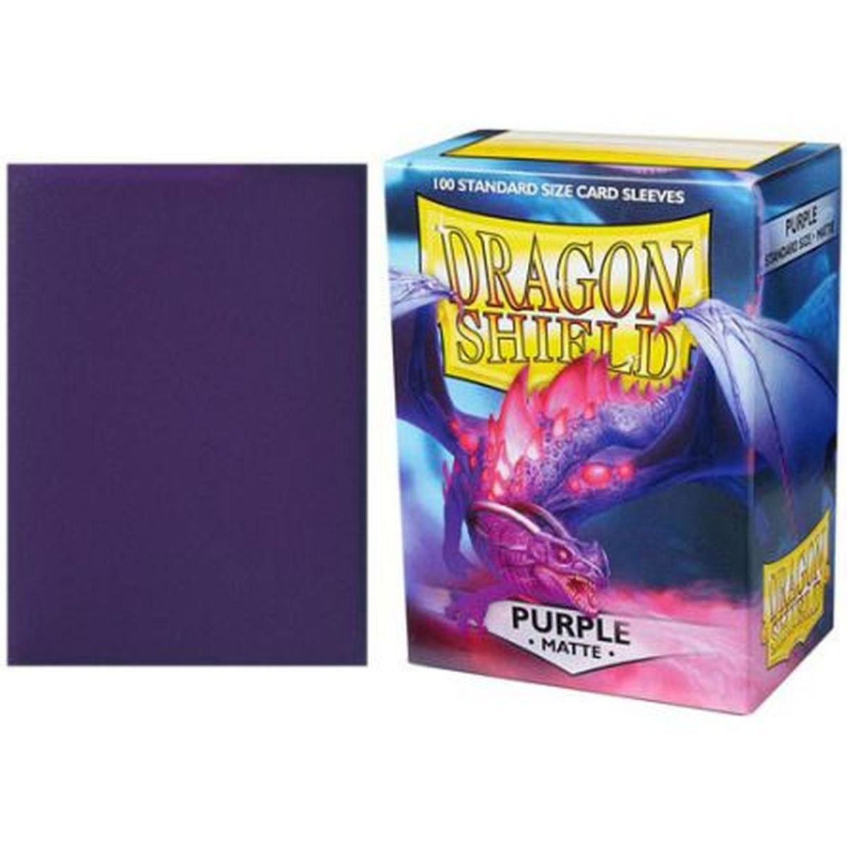 Item Dragon Shield - Standard Sleeves - Matte Purple (100)