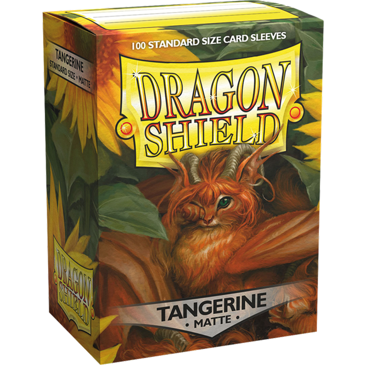 Item Dragon Shield - Standard Sleeves - Matte Tangerine (100)